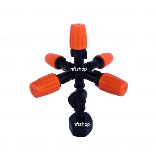 Anti Drip 5 Way Sprinkler Nozzle Drat Dalam 1/2 Inch