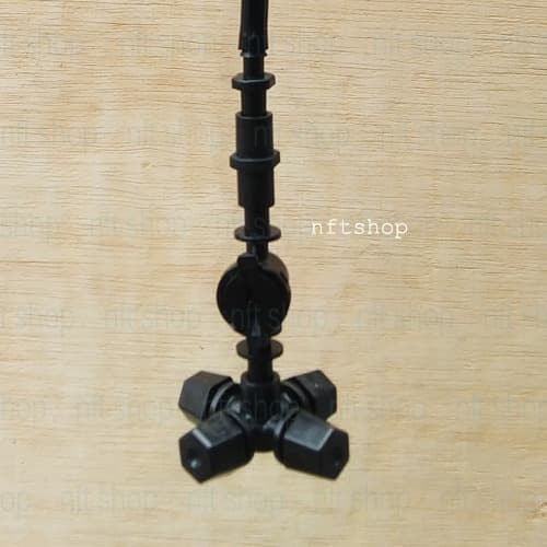 Anti Drip Fogger Sprinkler - Nozzle Mist Sprayer 4 Way Selang 7mm