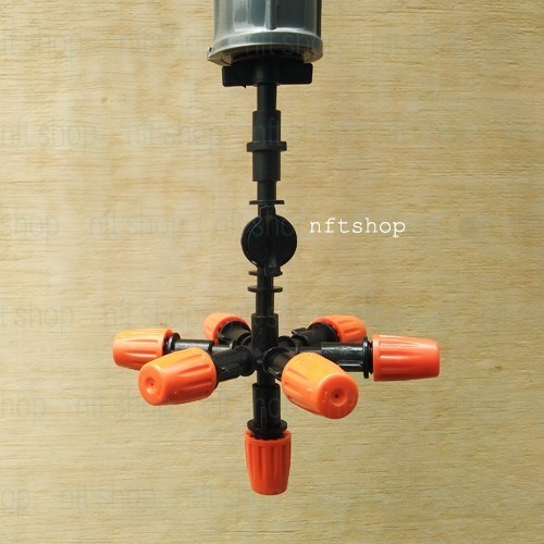 Anti Drip Seven Way Sprinkler - Nozzle Misting 1/2 Inch