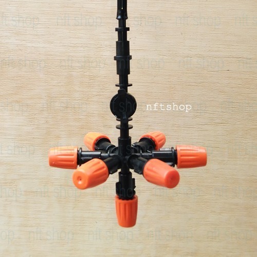 Anti Drip Seven Way Sprinkler - Nozzle Misting Selang 7mm