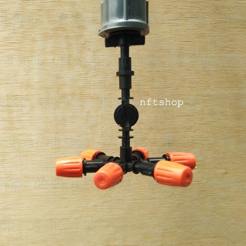 Anti Drip Six Way Sprinkler - Nozzle Misting 1/2 Inch